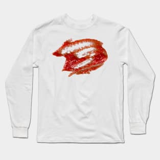 Barbecue stain on my white, bbq stain, grilling Long Sleeve T-Shirt